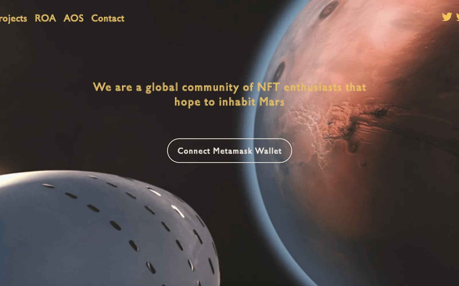 Algarnon website — homepage screenshot
